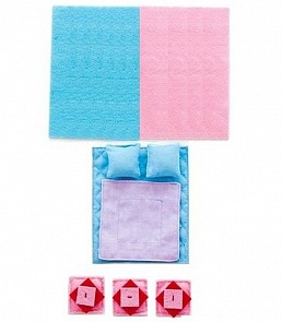 Набор текстиля для серии открытых домиков Роза Хутор (Paremo, PDA215)